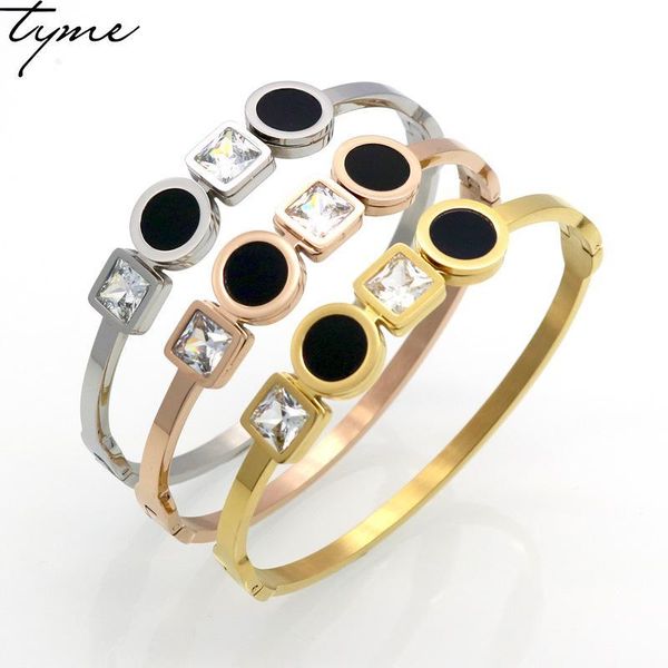 bangle 316l stainless steel luxury jewelry zircon lover bracelets for women gold-color crystal brand charm & bangles, Black
bangle 316l stainless steel luxury jewelry zircon lover bracelets for women gold-color crystal brand charm & bangles, Black