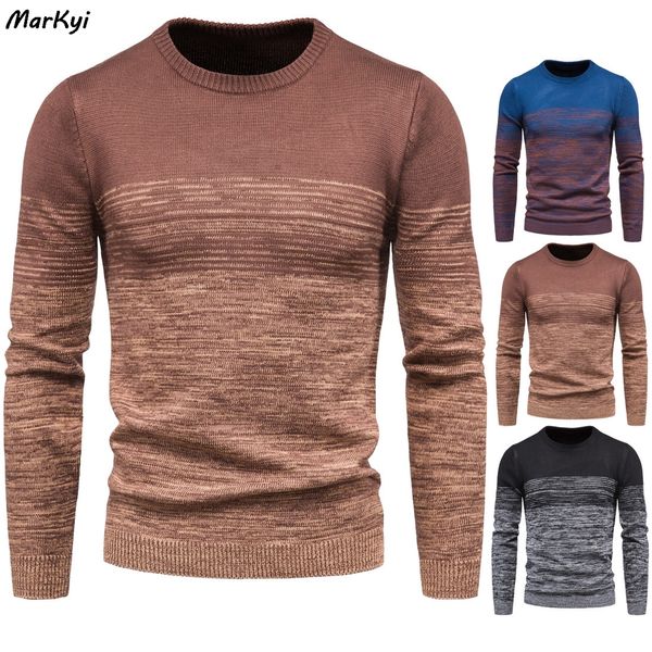markyi 2020 winter color patched sweater men fashion striped casual pull homme long sleeve, White;black
markyi 2020 winter color patched sweater men fashion striped casual pull homme long sleeve, White;black
