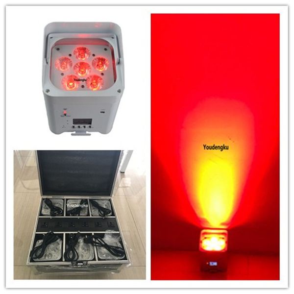 6pcs with flightcase wireless party stage led par dmx wifi control 6x18w battery dj wireless wedding rgbwa+uv 6in1 led par light
6pcs with flightcase wireless party stage led par dmx wifi control 6x18w battery dj wireless wedding rgbwa+uv 6in1 led par light