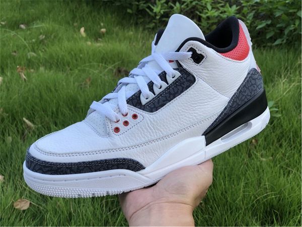 2020 air authentic 3 se dnm fire red og denim basketball shoes men white black cement sneakers outdoor sports with origianl box us 7-13
2020 air authentic 3 se dnm fire red og denim basketball shoes men white black cement sneakers outdoor sports with origianl box us 7-13