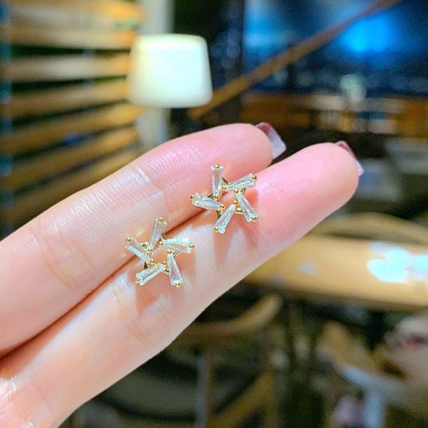 wearable while sleeping stud earrings for women 925 silver needle star love korean fashion five-pointed star student temperamental earrings, Golden
wearable while sleeping stud earrings for women 925 silver needle star love korean fashion five-pointed star student temperamental earrings, Golden