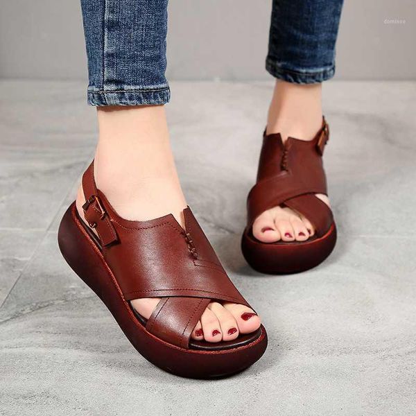 zimnafr 2020 summer new genuine leather sandals for women platform cow leather women casual retro sandals summer shoes1, Black
zimnafr 2020 summer new genuine leather sandals for women platform cow leather women casual retro sandals summer shoes1, Black
