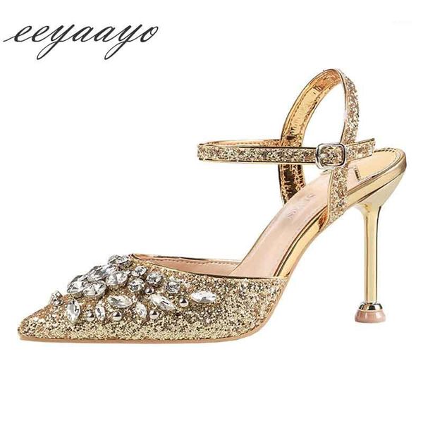 2020 new summer women sandals high thin heel pointed toe bling crystal party bridal wedding women shoes gold high heels sandals1, Black
2020 new summer women sandals high thin heel pointed toe bling crystal party bridal wedding women shoes gold high heels sandals1, Black