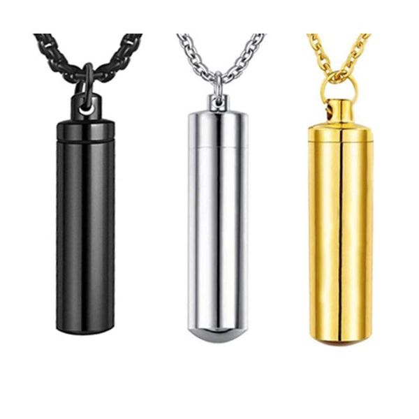 pendant necklaces dropship 3 colors cylinder cremation urn necklace for ashes memorial keepsake engrave stainless steel jewelry, Silver
pendant necklaces dropship 3 colors cylinder cremation urn necklace for ashes memorial keepsake engrave stainless steel jewelry, Silver