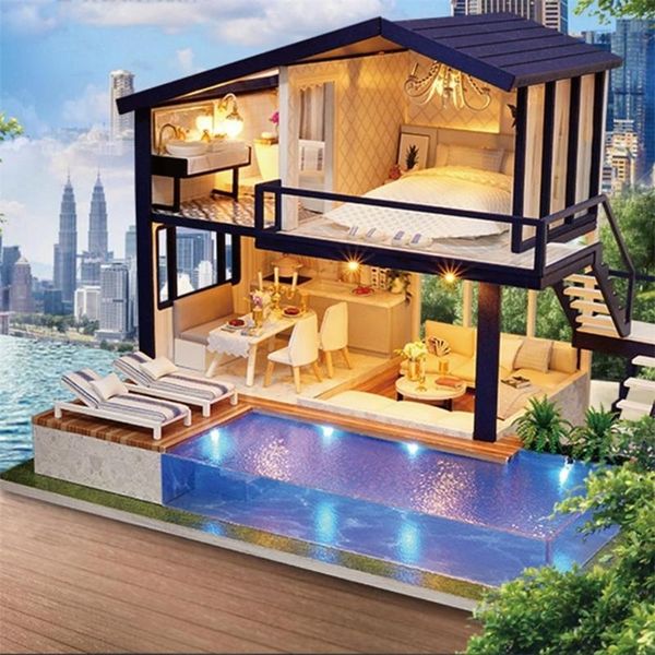 new girl diy 3d wooden mini dollhouse 2020 time apartment doll house furniture educational toys furniture for children love gift y200704
new girl diy 3d wooden mini dollhouse 2020 time apartment doll house furniture educational toys furniture for children love gift y200704