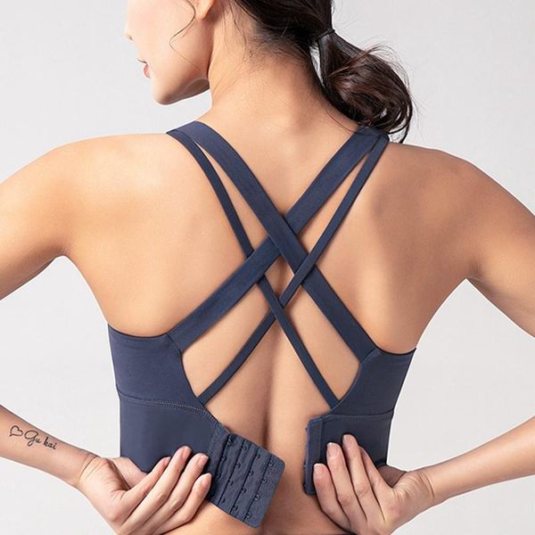 back cross yoga bra women shockproof push up gather fitness buttery soft 2021 solid color casual sports gym naked feel tank, White;black
back cross yoga bra women shockproof push up gather fitness buttery soft 2021 solid color casual sports gym naked feel tank, White;black