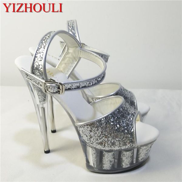 2021 gold crystal glitter sandals 15cm ultra high heels platform dance shoes gorgeous 6 inch crystal shoes, Black
2021 gold crystal glitter sandals 15cm ultra high heels platform dance shoes gorgeous 6 inch crystal shoes, Black