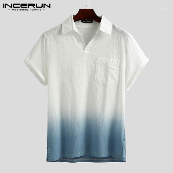 men's casual shirts fashion gradient men shirt brand short sleeve 2021 streetwear tie dye lapel cotton pullovers chic camisas hombre in, White;black
men's casual shirts fashion gradient men shirt brand short sleeve 2021 streetwear tie dye lapel cotton pullovers chic camisas hombre in, White;black