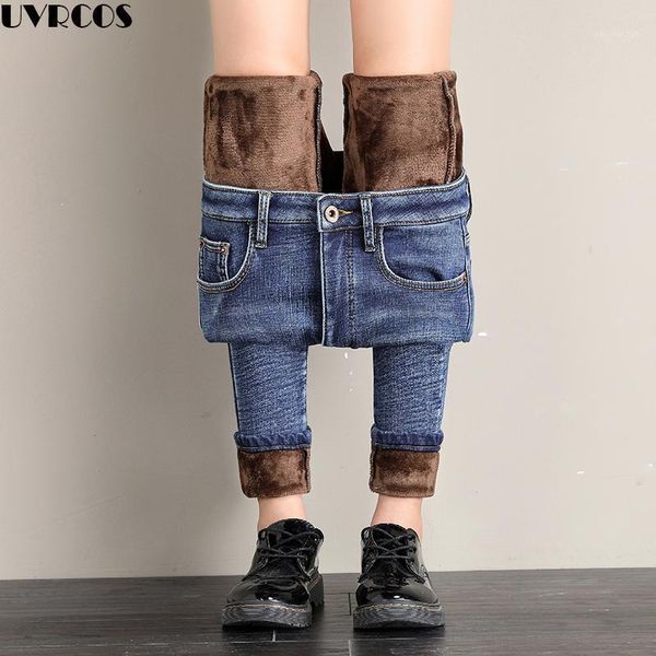 streetwear high waist thickening skinny denim pants women plus size warm stretch pencil jeans mom's slim waist velvet jeans1, Blue
streetwear high waist thickening skinny denim pants women plus size warm stretch pencil jeans mom's slim waist velvet jeans1, Blue