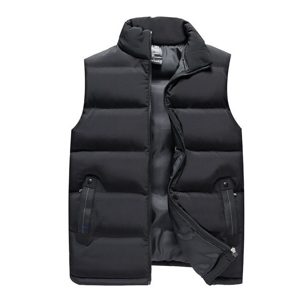 men's waistcoat, sleeveless warm cotton vest, autumn and winter jacket, shoulder stand collar, large size, Black;white
men's waistcoat, sleeveless warm cotton vest, autumn and winter jacket, shoulder stand collar, large size, Black;white