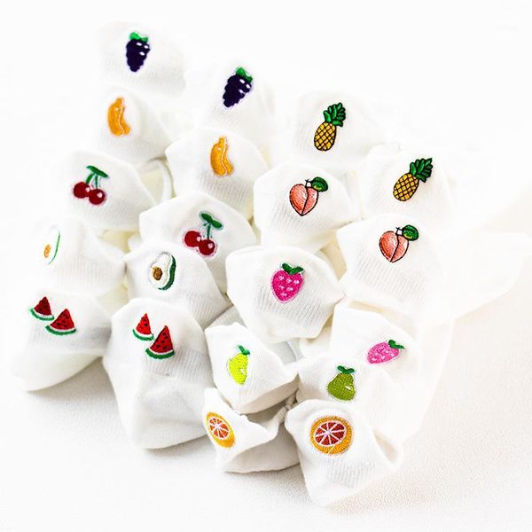 cute fruit patterned short cartoon socks women art print cotton thin summer socks kawaii summer funny ankle low hosiery1, Black;white 
cute fruit patterned short cartoon socks women art print cotton thin summer socks kawaii summer funny ankle low hosiery1, Black;white