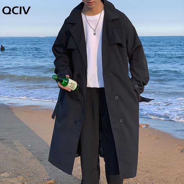 men's trench coats korean style coat fashion casual oversize long men streetwear loose windbreaker jacket mens overcoat -2xl, Tan;black
men's trench coats korean style coat fashion casual oversize long men streetwear loose windbreaker jacket mens overcoat -2xl, Tan;black