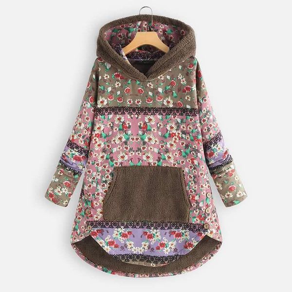 m 5xl zanzea casual bohemian pullover 2019 women printed pacthwork fleece sweatshirts winter hooded long sleeve coats outwear1, Black
m 5xl zanzea casual bohemian pullover 2019 women printed pacthwork fleece sweatshirts winter hooded long sleeve coats outwear1, Black
