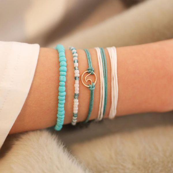4pc korean fashion combination chain jewelry bracelet set ethnic style statement weave five piece bracelets for women 2020, Black
4pc korean fashion combination chain jewelry bracelet set ethnic style statement weave five piece bracelets for women 2020, Black