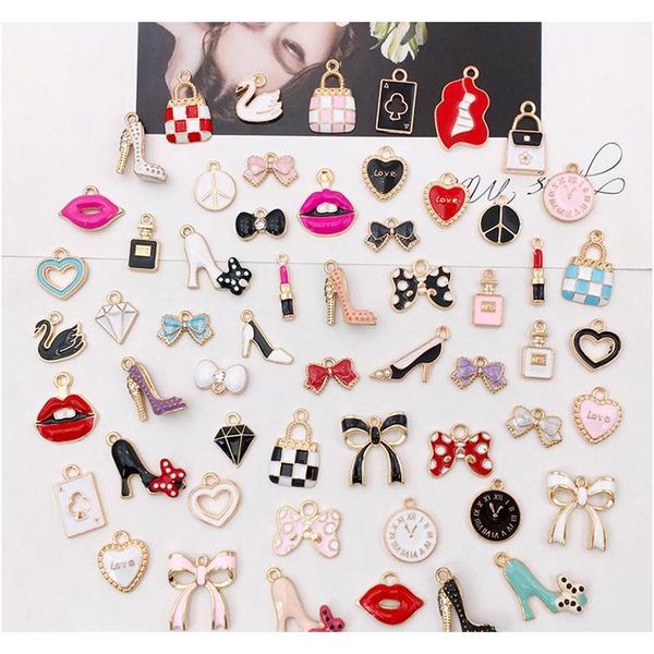 55pcs/pack multistyle diy bracelet necklace charms pendants cute diy jewelry making accessories components wholesale price j, Bronze;silver
55pcs/pack multistyle diy bracelet necklace charms pendants cute diy jewelry making accessories components wholesale price j, Bronze;silver