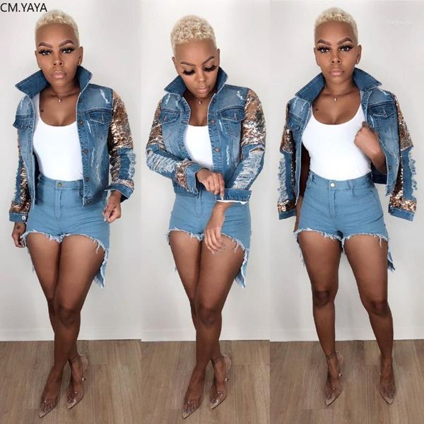 women autumn winter deinm coat turn-down collar jackets full sleeve fashion hole frayed solid color sequins casual jackets h61031, Black;brown
women autumn winter deinm coat turn-down collar jackets full sleeve fashion hole frayed solid color sequins casual jackets h61031, Black;brown