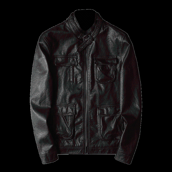 men's fur & faux 2021 autumn leather casual jacket large size motorcycle stand-up collar short top, Black
men's fur & faux 2021 autumn leather casual jacket large size motorcycle stand-up collar short top, Black