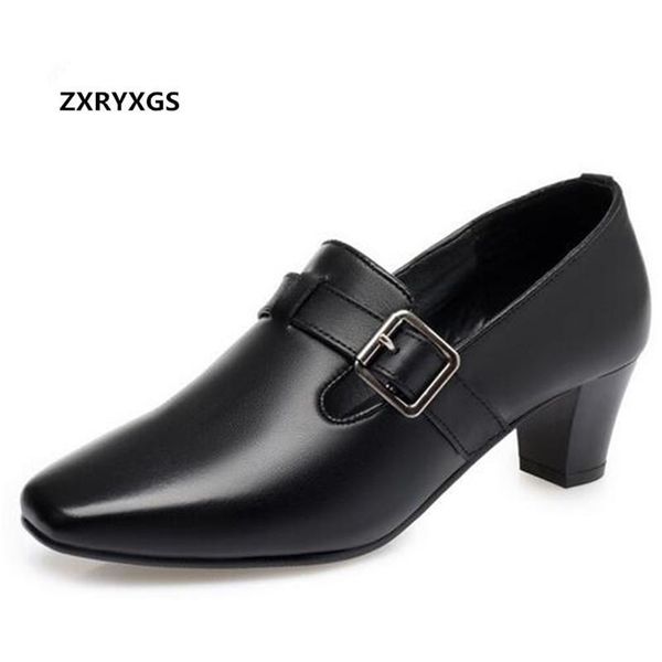 new elegant temperament square head spring shoes women high heeled shoes genuine leather women high heels plus size, Black
new elegant temperament square head spring shoes women high heeled shoes genuine leather women high heels plus size, Black