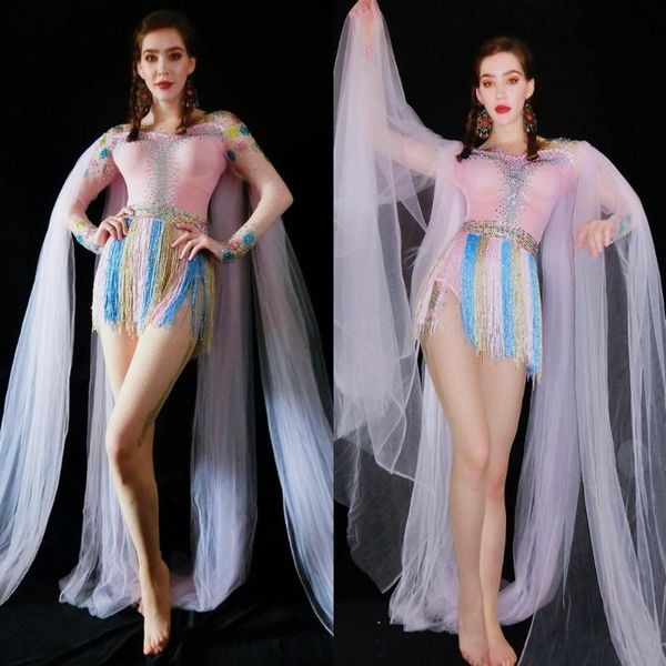 women new pink mesh shawl rhinestone multicolor tassel birthday party celebrate stretch dress bar dance costume bodysuit, Black;white
women new pink mesh shawl rhinestone multicolor tassel birthday party celebrate stretch dress bar dance costume bodysuit, Black;white