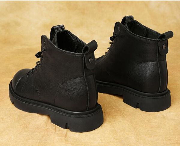 2021 women's round head thick with lace-up low-barreled high boots women's head layer cowhide low-heeled british style boots, Black
2021 women's round head thick with lace-up low-barreled high boots women's head layer cowhide low-heeled british style boots, Black
