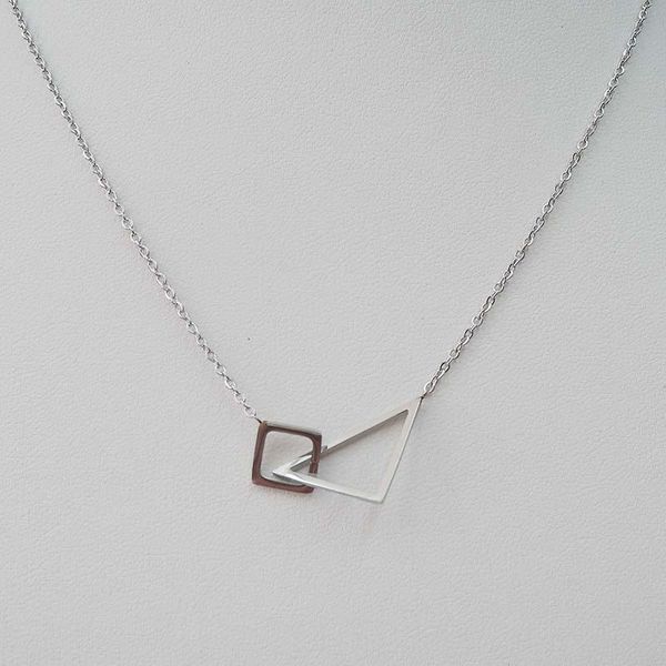 high quality top fashion necklace ,stainless steel ,anti-allerge , triangle shape pendant necklace, Silver
high quality top fashion necklace ,stainless steel ,anti-allerge , triangle shape pendant necklace, Silver