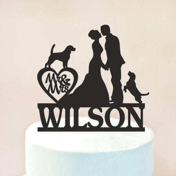 other festive & party supplies personalise bride and groom silhouette with dogs,wedding mr mrs cake er last name couple
other festive & party supplies personalise bride and groom silhouette with dogs,wedding mr mrs cake er last name couple
