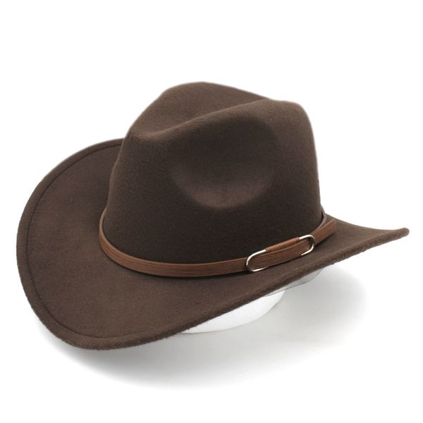 new wool blend western cowboy hat wide brim sombrero cowgirl fedora jazz cap, Blue;gray
new wool blend western cowboy hat wide brim sombrero cowgirl fedora jazz cap, Blue;gray