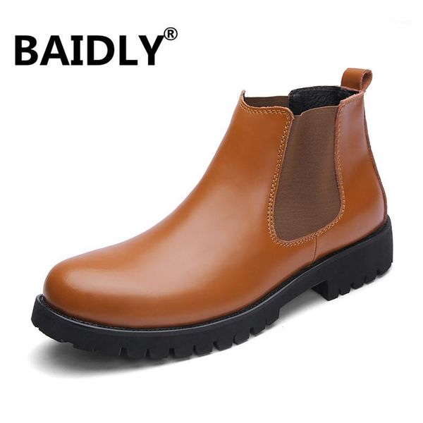 new genuine leather boots men winter leather snow boots men working ankle warm high shoes men's safety shoes1, Black
new genuine leather boots men winter leather snow boots men working ankle warm high shoes men's safety shoes1, Black