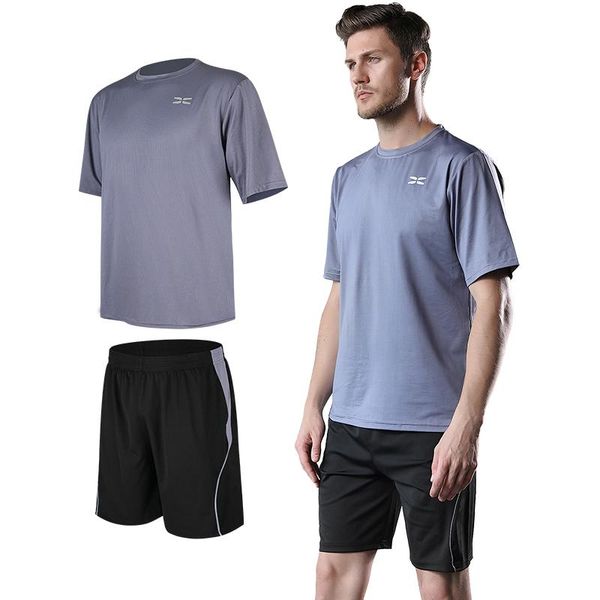 wholesale training athletic gym set sportswear workout men' fitness set short sleeve shorts suit, White;black
wholesale training athletic gym set sportswear workout men' fitness set short sleeve shorts suit, White;black