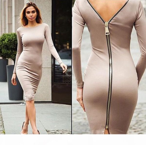 new arrival women party dresses night club dress with zipper back knitted long sleeve knee length dress wglyq59, White;black
new arrival women party dresses night club dress with zipper back knitted long sleeve knee length dress wglyq59, White;black