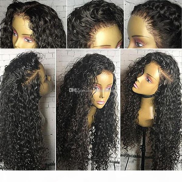 lace front human hair wig curly brazilian virgin hair deep curly pre-plucked hairline 150% density full lace wig with baby hair glueless, Black;brown
lace front human hair wig curly brazilian virgin hair deep curly pre-plucked hairline 150% density full lace wig with baby hair glueless, Black;brown