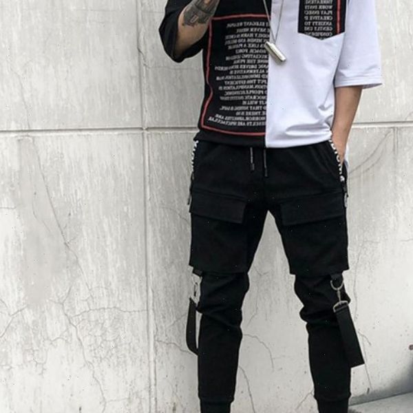 side pockets pencil pants mens hip hop patchwork ripped sweatpants pant pantalones hombre streetwear cargo pants pantalon homme, Black
side pockets pencil pants mens hip hop patchwork ripped sweatpants pant pantalones hombre streetwear cargo pants pantalon homme, Black