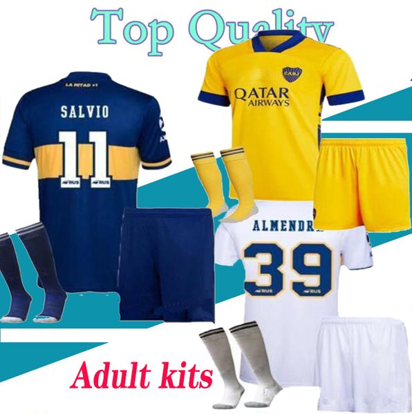 20 21 boca juniors soccer jerseys sets pavon de rossi 2020 2021 maradona tevez men football kits shirt full uniform, Black;yellow
20 21 boca juniors soccer jerseys sets pavon de rossi 2020 2021 maradona tevez men football kits shirt full uniform, Black;yellow