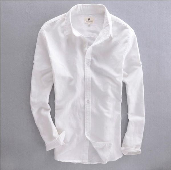 men's casual shirts 2021 men long sleeve cotton and linen shirt leisure pure color shirt, the four seasons, White;black
men's casual shirts 2021 men long sleeve cotton and linen shirt leisure pure color shirt, the four seasons, White;black