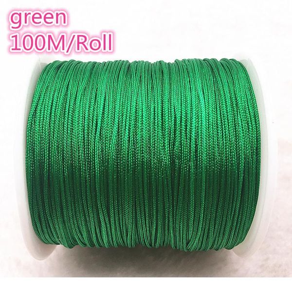 100m/roll 0.8mm green nylon cord thread chinese knot macrame cord bracelet braided string diy beading thr qylaee
100m/roll 0.8mm green nylon cord thread chinese knot macrame cord bracelet braided string diy beading thr qylaee
