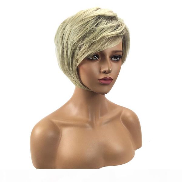selling side bang new stylish 10 inches short straight colorful wig synthetic ladys' hair wig wigs, Black
selling side bang new stylish 10 inches short straight colorful wig synthetic ladys' hair wig wigs, Black