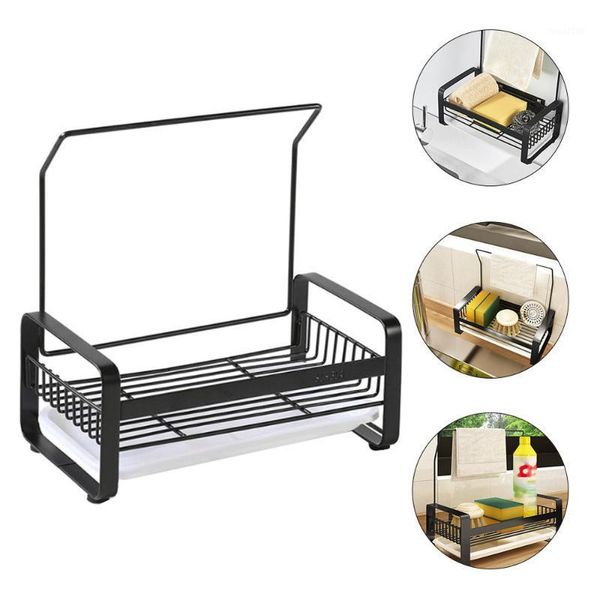 1pc sink rack cleaning cloth holders multi-function storage shelf kitchen supply1 
1pc sink rack cleaning cloth holders multi-function storage shelf kitchen supply1