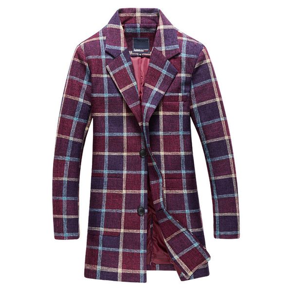 wholesale- winter new arrival men's fashion leisure long grid trench coat the man's jacket windbreaker blazer ing, Tan;black
wholesale- winter new arrival men's fashion leisure long grid trench coat the man's jacket windbreaker blazer ing, Tan;black