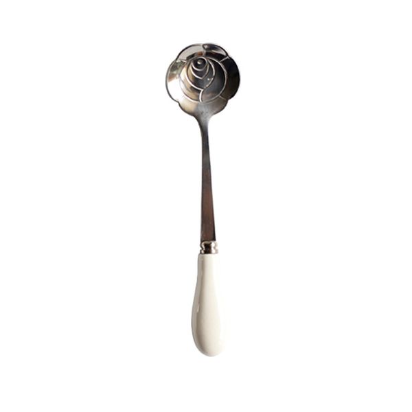 creative flower spoons white ceramics handle scoop dessert spoon gold plated coffee stir 2 7qd uu
creative flower spoons white ceramics handle scoop dessert spoon gold plated coffee stir 2 7qd uu