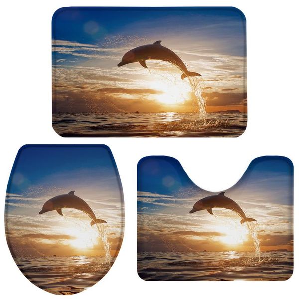bath accessory set sea wave sunset dolphin fish bathroom toilet cover mat pedestal rug non-slip accessories home doormat
bath accessory set sea wave sunset dolphin fish bathroom toilet cover mat pedestal rug non-slip accessories home doormat