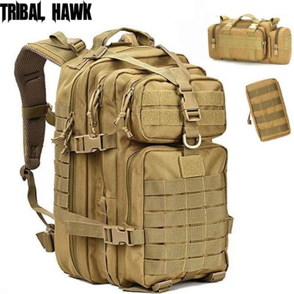 outdoor bags 50l assault army tactical molle backpack hiking camping hunting camo waterproof trekking pack1
outdoor bags 50l assault army tactical molle backpack hiking camping hunting camo waterproof trekking pack1