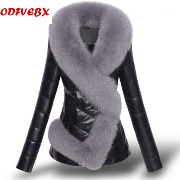 new leather fur thicken down jacket coat female imitation fur short slim collar pu leather autumn and winter coat women1, Black
new leather fur thicken down jacket coat female imitation fur short slim collar pu leather autumn and winter coat women1, Black