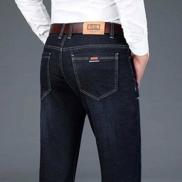 men's jeans 2021 autumn classic blue black business fashion casual cotton stretch denim straight pants male brand trousers
men's jeans 2021 autumn classic blue black business fashion casual cotton stretch denim straight pants male brand trousers