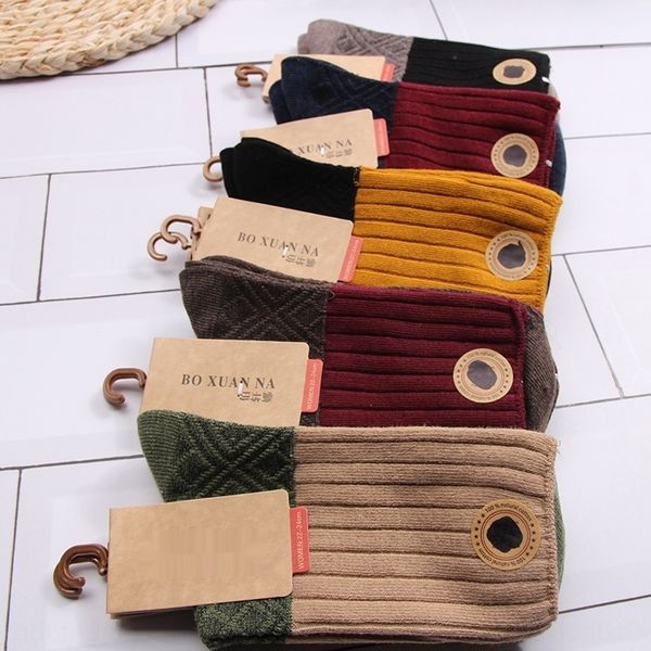 5rif8 na boxuan autumn and winter new socks double-pin mid-thick and women's cotton color matching women's socks dzxad, Black
5rif8 na boxuan autumn and winter new socks double-pin mid-thick and women's cotton color matching women's socks dzxad, Black