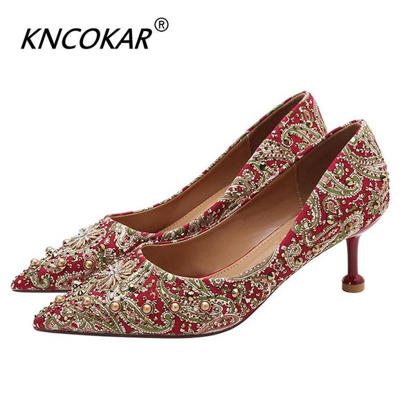 dress shoes kncokar women's wedding red stiletto high heel 2021 chinese bridal shallow mouth single z0058, Black
dress shoes kncokar women's wedding red stiletto high heel 2021 chinese bridal shallow mouth single z0058, Black