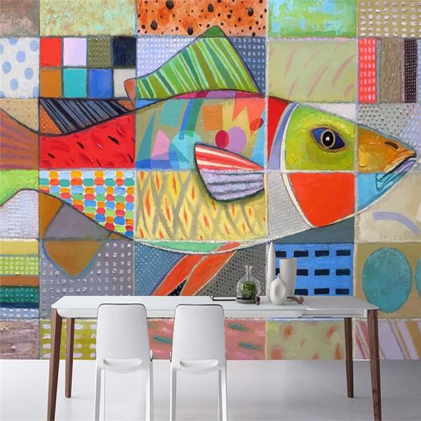 wallpapers custom po 3d stereoscopic fish murals hand painted color walls for living room background wall papers home decor
wallpapers custom po 3d stereoscopic fish murals hand painted color walls for living room background wall papers home decor
