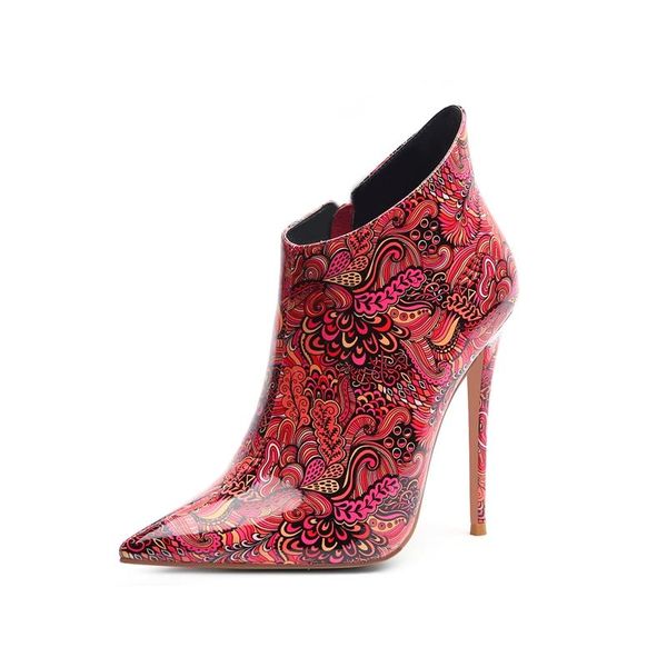boots women ankle big size 12cm high heel pointed toe printed for lady dropship, Black
boots women ankle big size 12cm high heel pointed toe printed for lady dropship, Black
