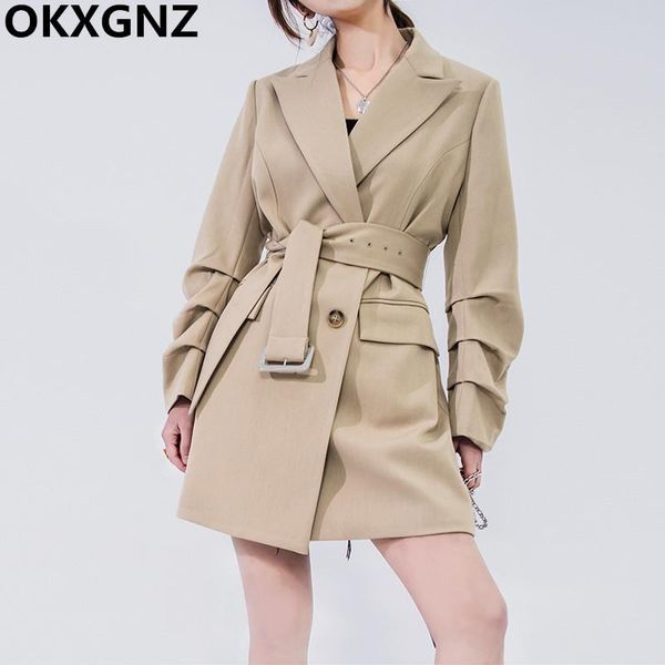 trench coat for women 2020 autumn office lady blazer double-breasted casual with belt windbreaker female outerwear, Tan;black
trench coat for women 2020 autumn office lady blazer double-breasted casual with belt windbreaker female outerwear, Tan;black