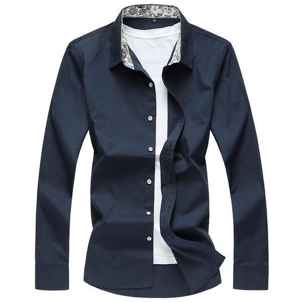 2021 mens solid casual dress shirts male autumn shirts men long sleeve slim fit business shirt plus size 7xl 8xl1, White;black
2021 mens solid casual dress shirts male autumn shirts men long sleeve slim fit business shirt plus size 7xl 8xl1, White;black