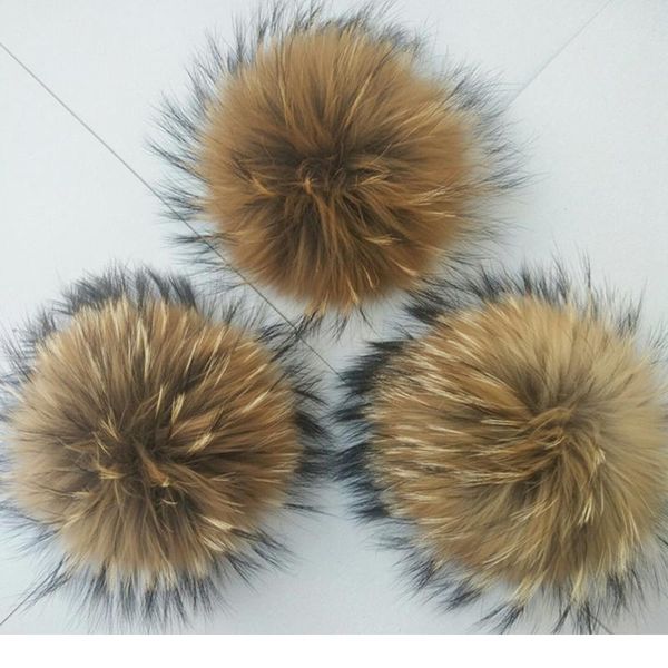 really natural animal raccoon hair ball 12-15cm large pompom with buckle brooch pin beanies knitted hats caps acc qylydo
really natural animal raccoon hair ball 12-15cm large pompom with buckle brooch pin beanies knitted hats caps acc qylydo